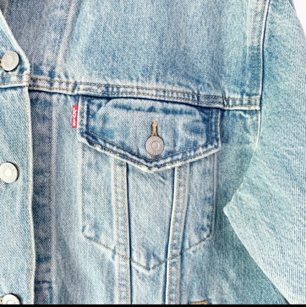*SOLD*Levi's trucker Jean jacket Size S NWT - Picture 8 of 12